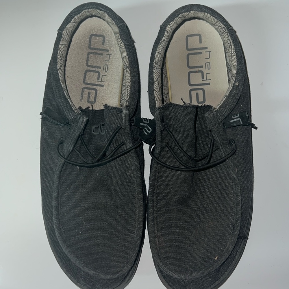 Hey Dude gray mens shoes.